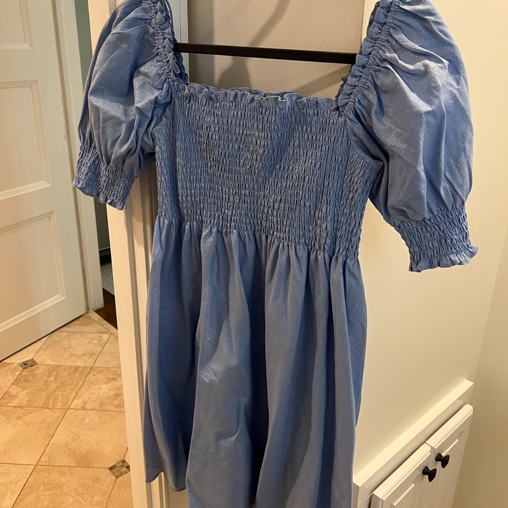 The Athena Nap dress - blue glitter